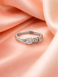 Entwined Solitaire Ring