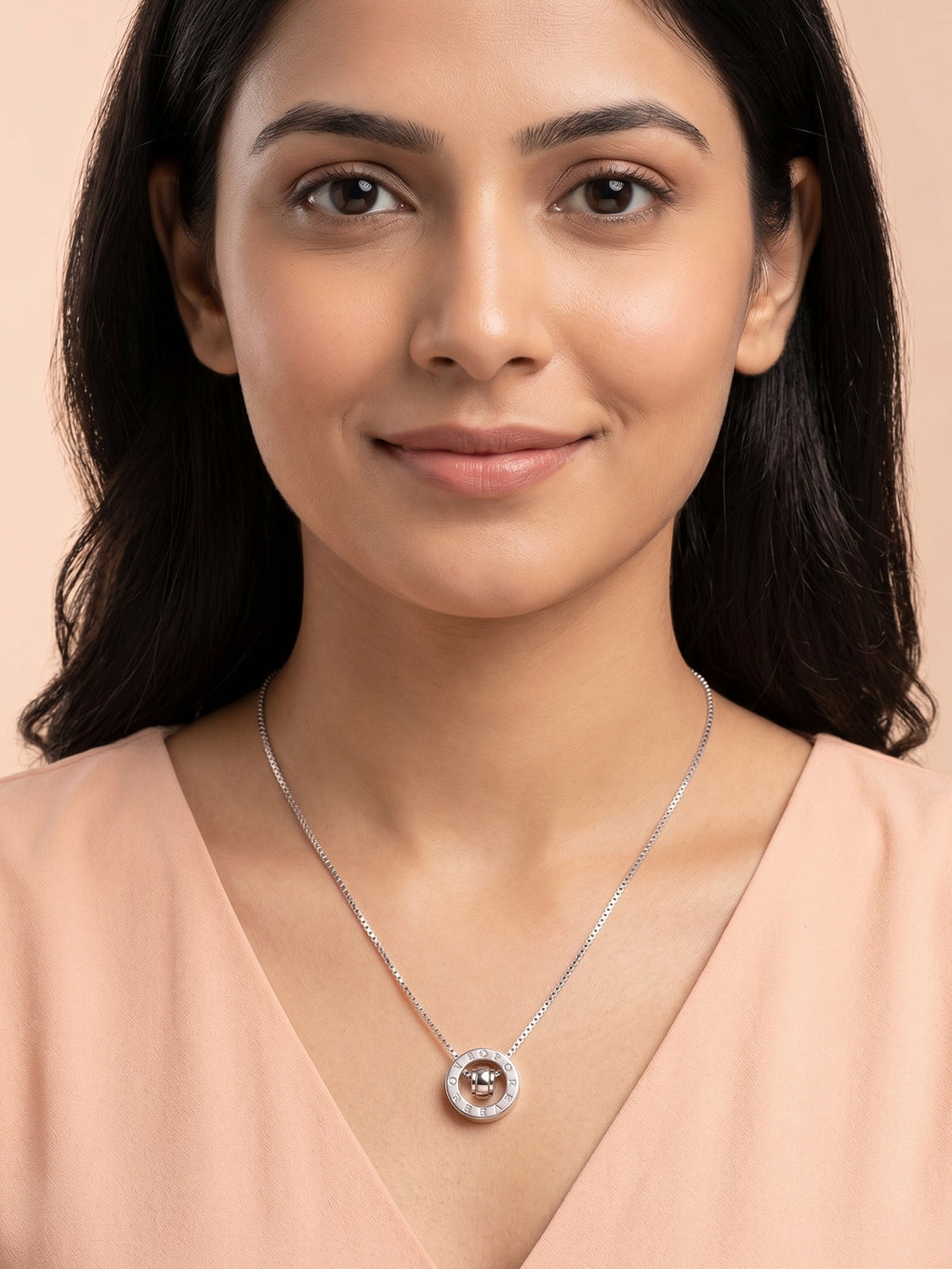 Roseate "Love Forever" Interlocking Ring Necklace