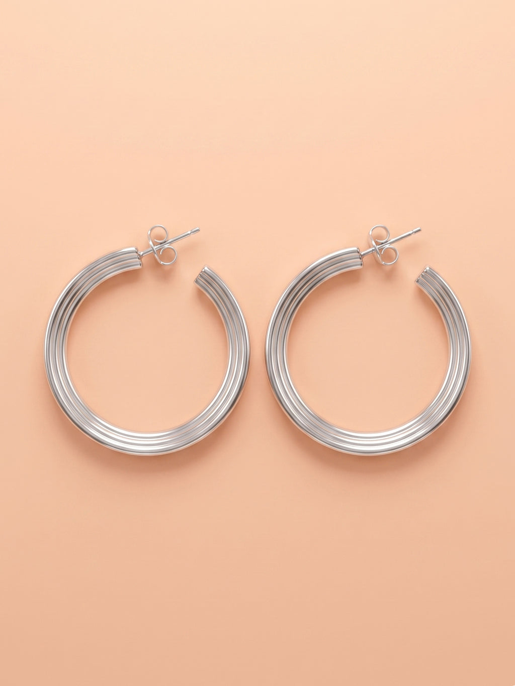 Grooved Triple-Row Open Hoops
