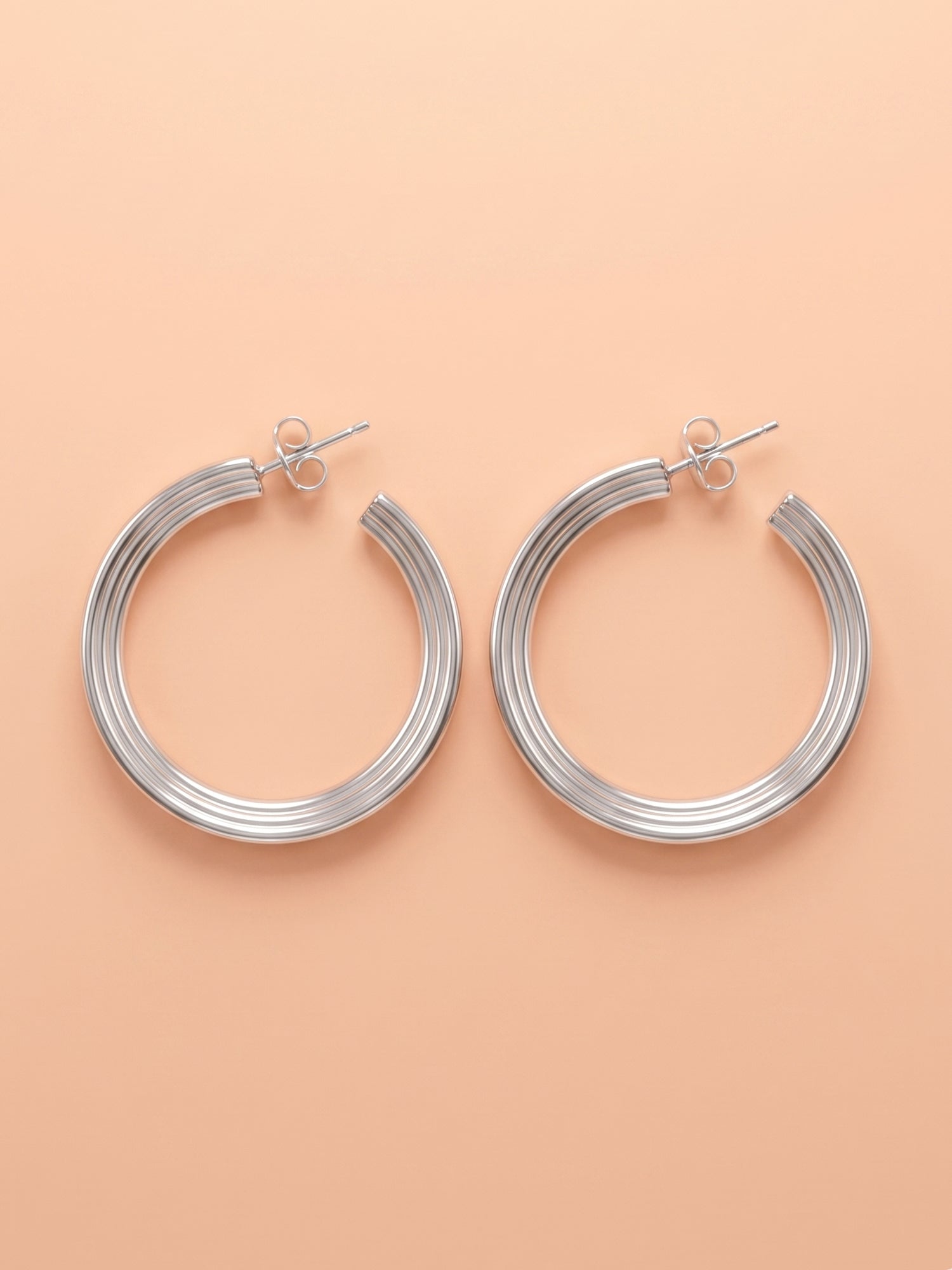 Grooved Triple-Row Open Hoops