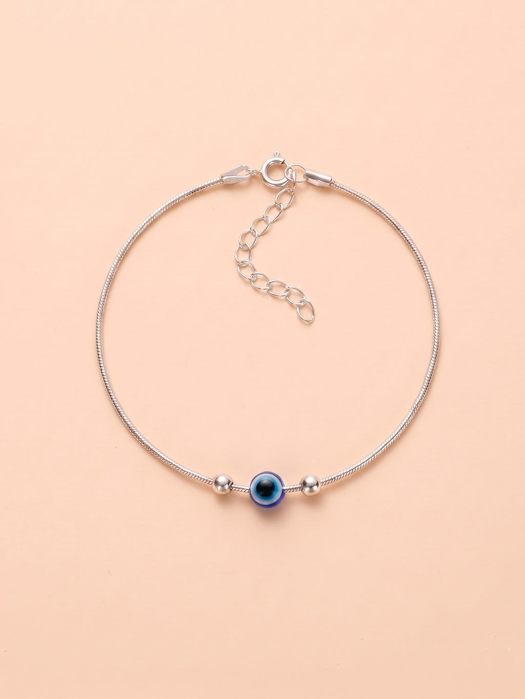 Evil Eye Snake Chain Bracelet