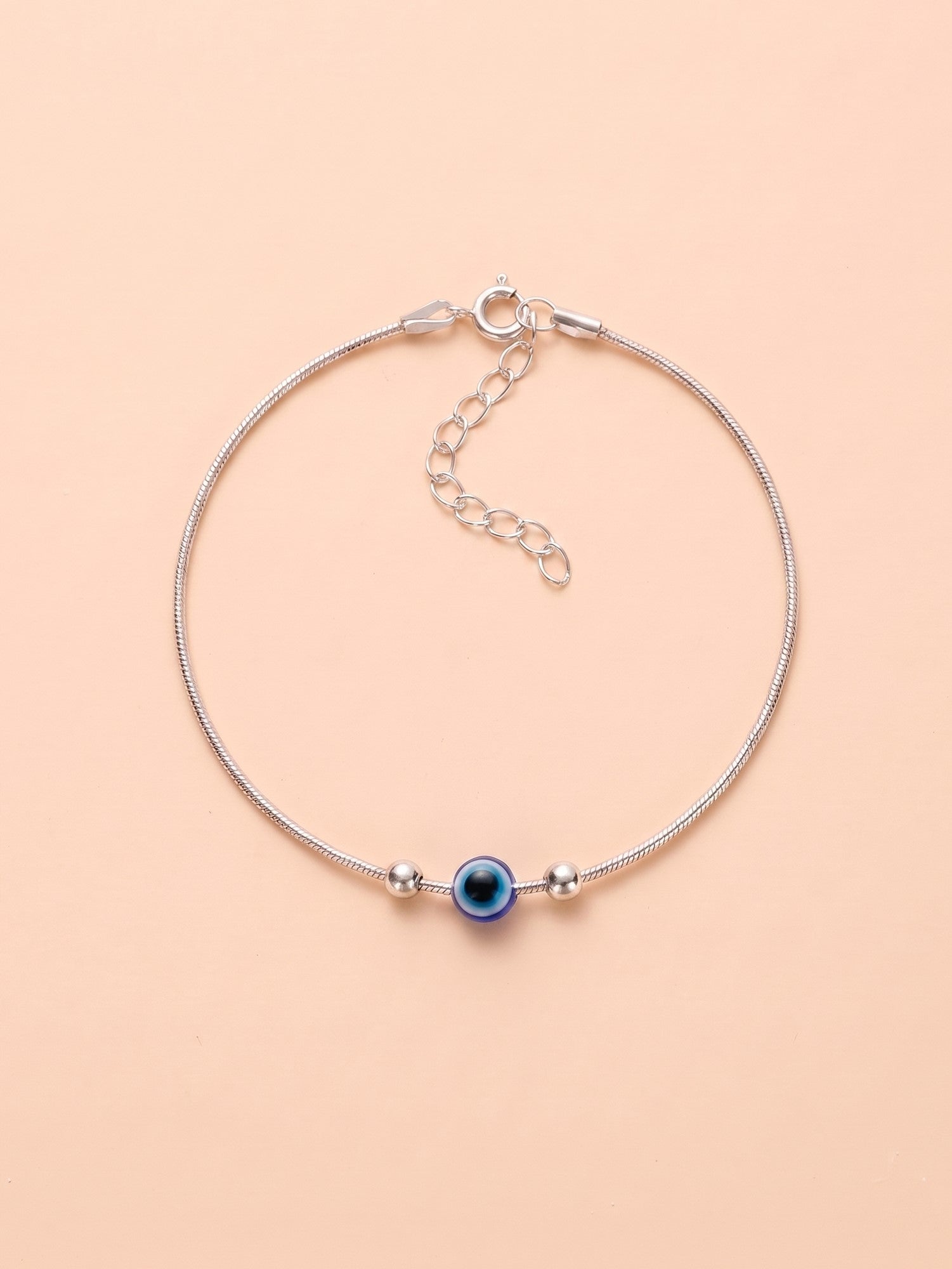 Evil Eye Snake Chain Bracelet