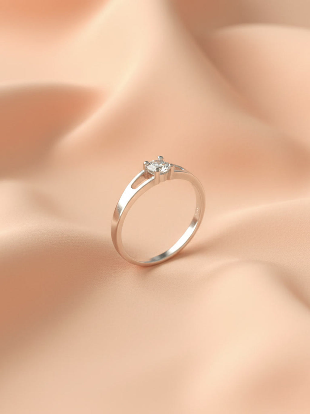 Split-Shank Solitaire Ring
