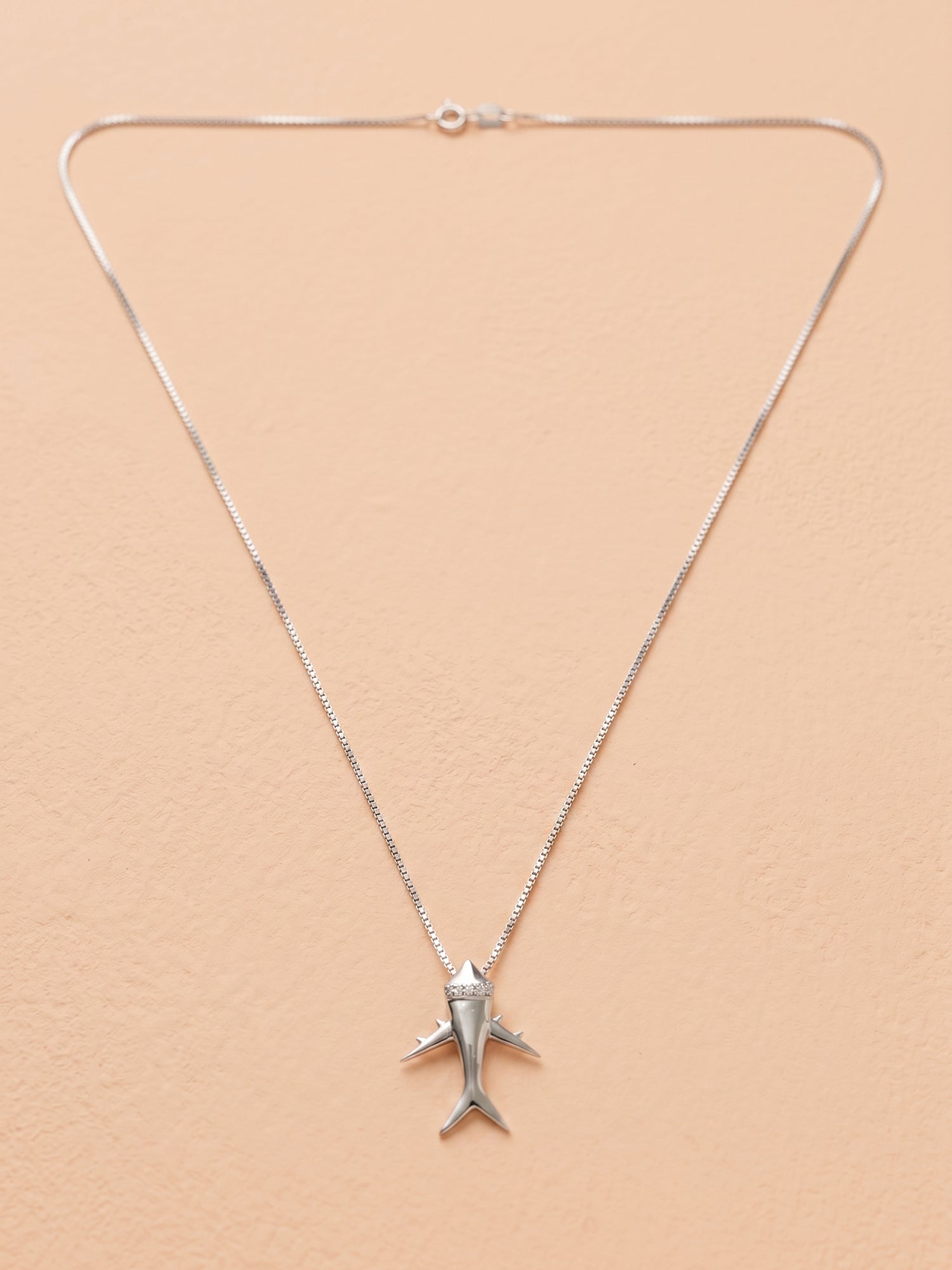 Kids Airplane Pendant Necklace