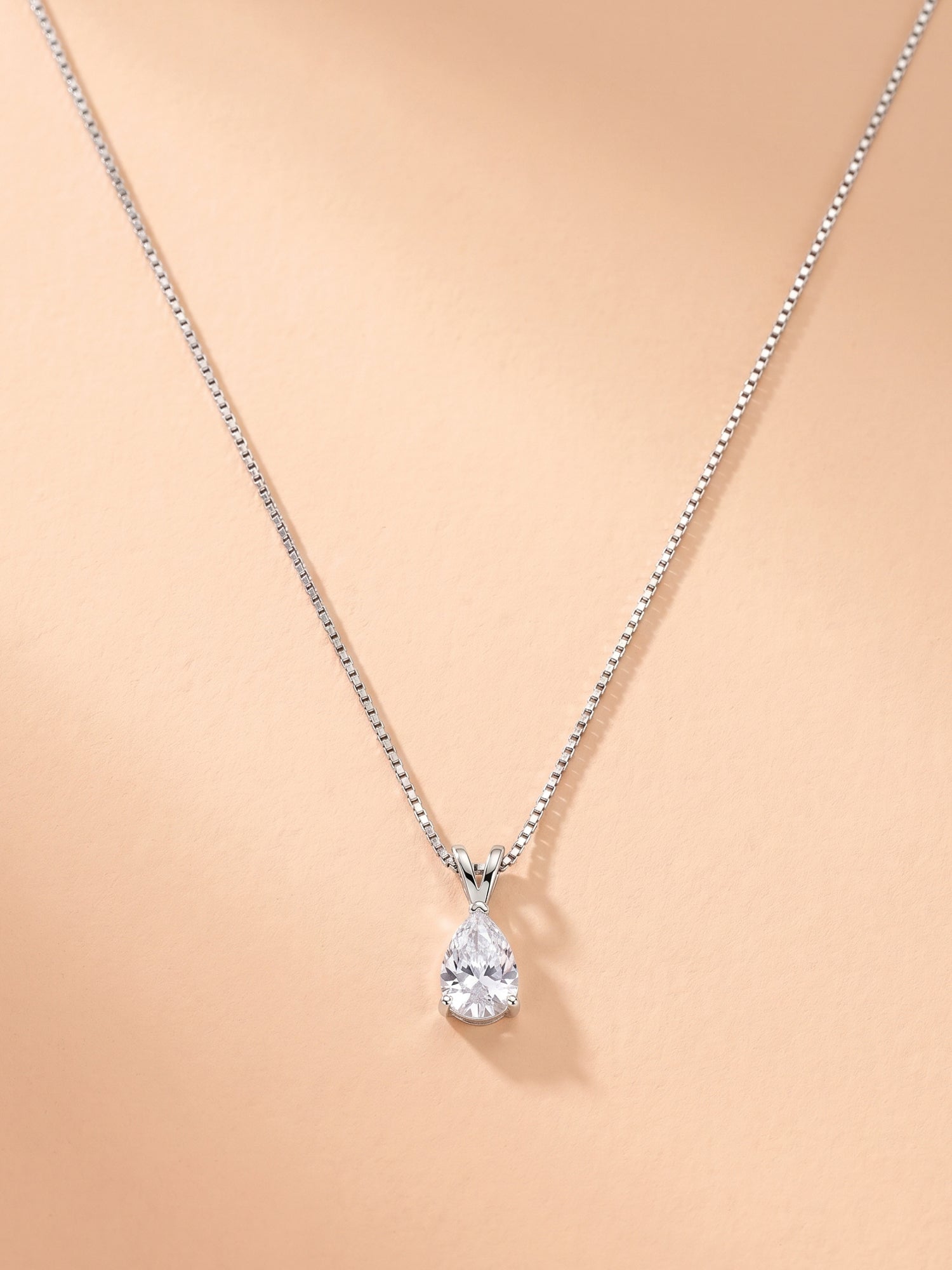 Solitary Teardrop Pendant