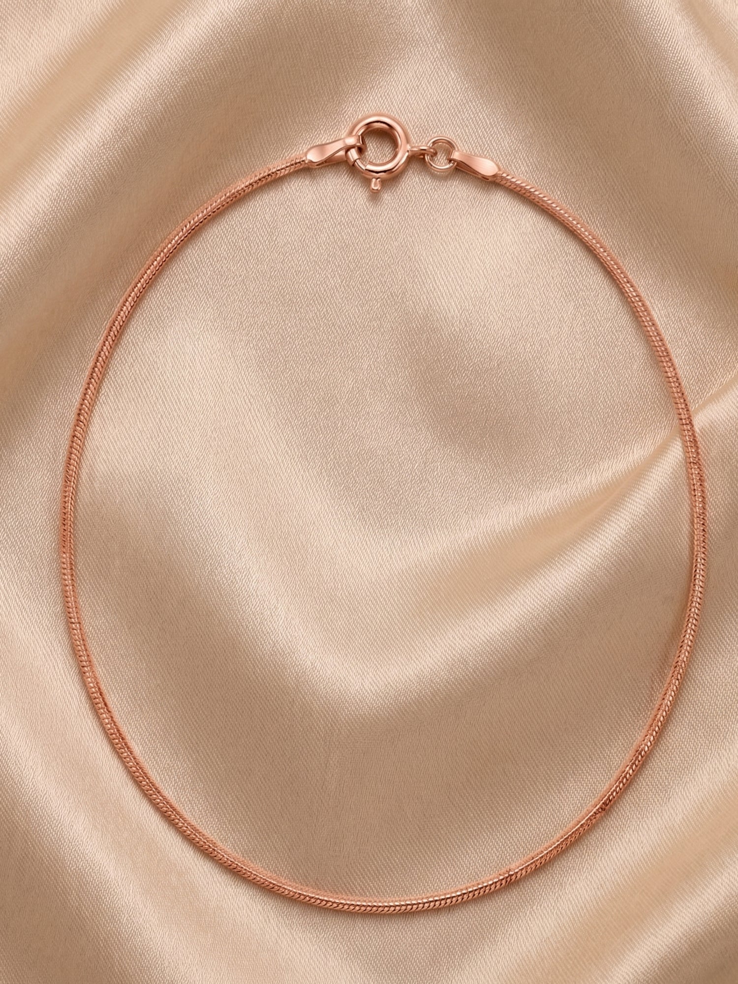 Roseate Luxe Snake Chain Anklet