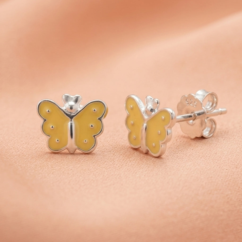 Enamel Butterfly Studs