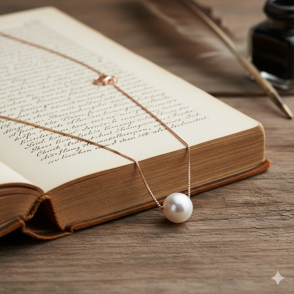 Levitating Pearl Pendant