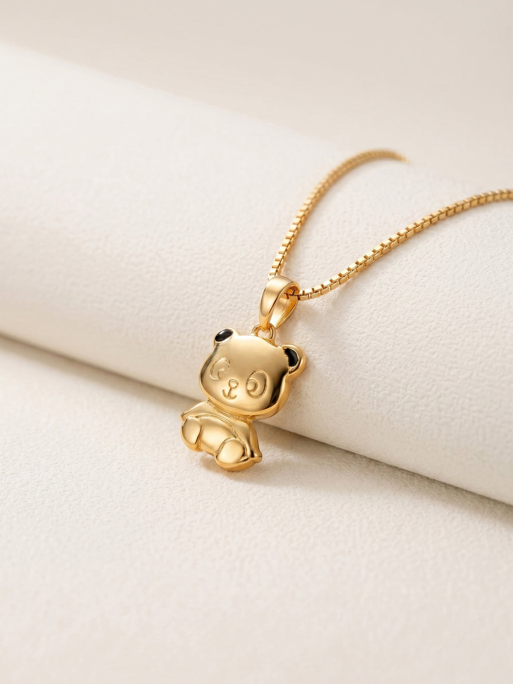 Chubby Panda Pendant Necklace for Kids
