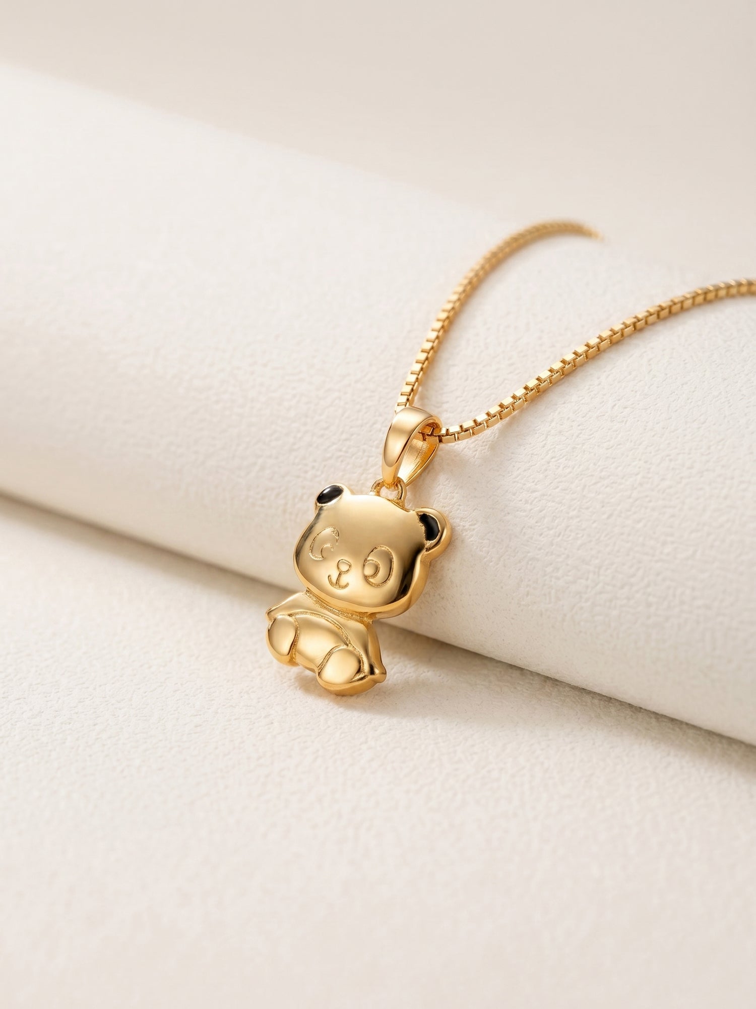 Chubby Panda Pendant Necklace for Kids