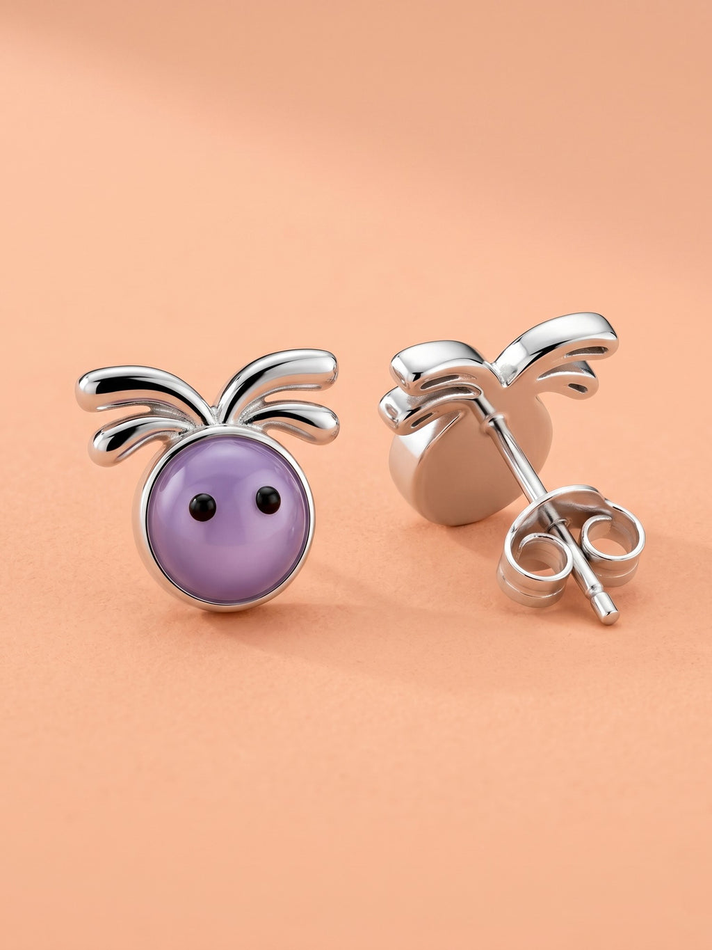Purple Sproutling Studs