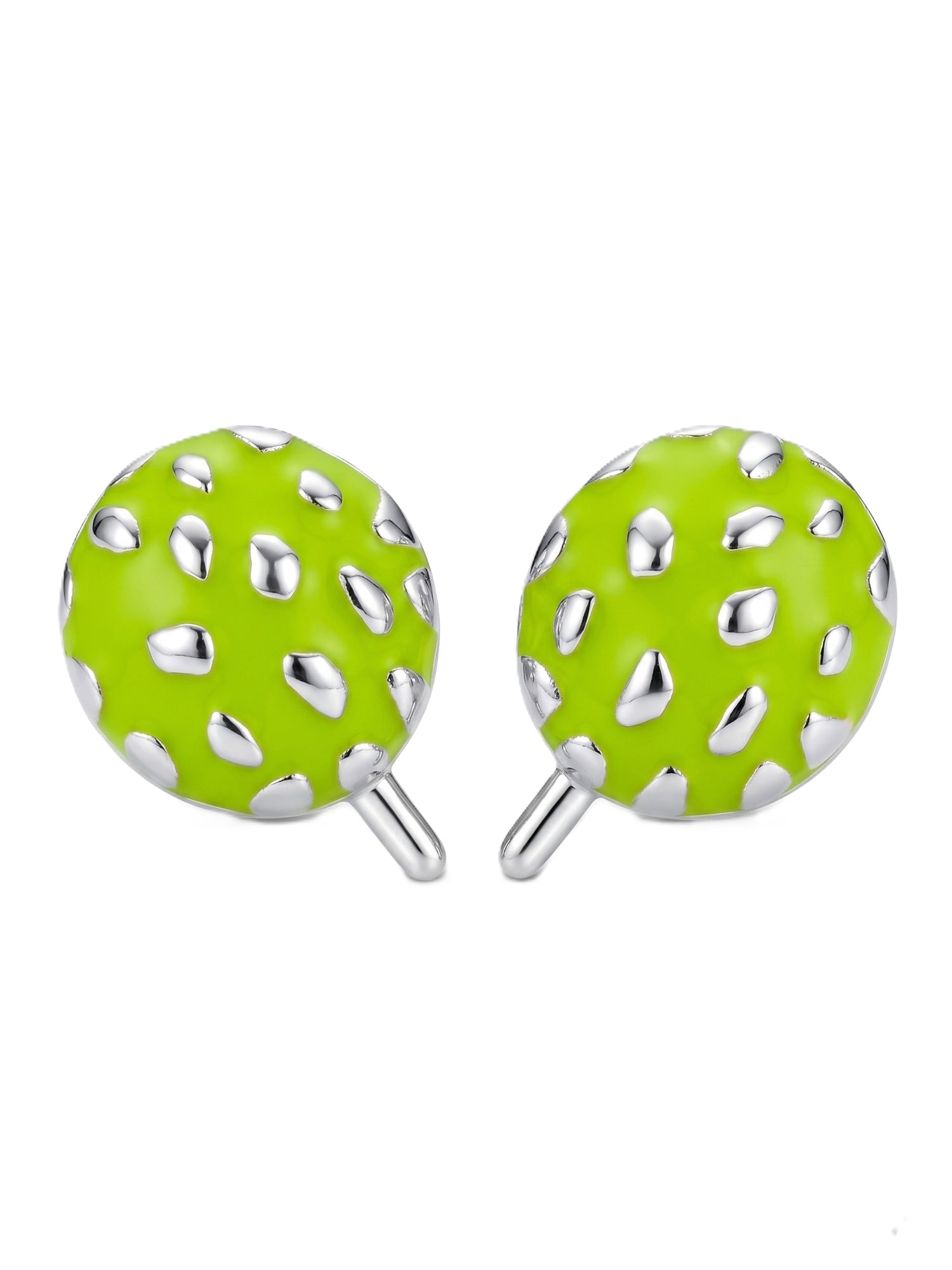 Electric Lime Custard Apple Studs