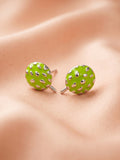 Electric Lime Custard Apple Studs