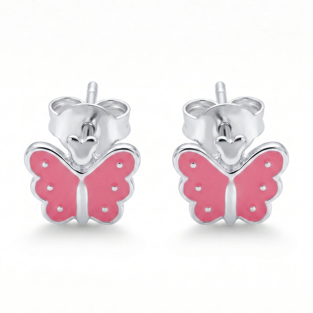 Enamel Butterfly Studs