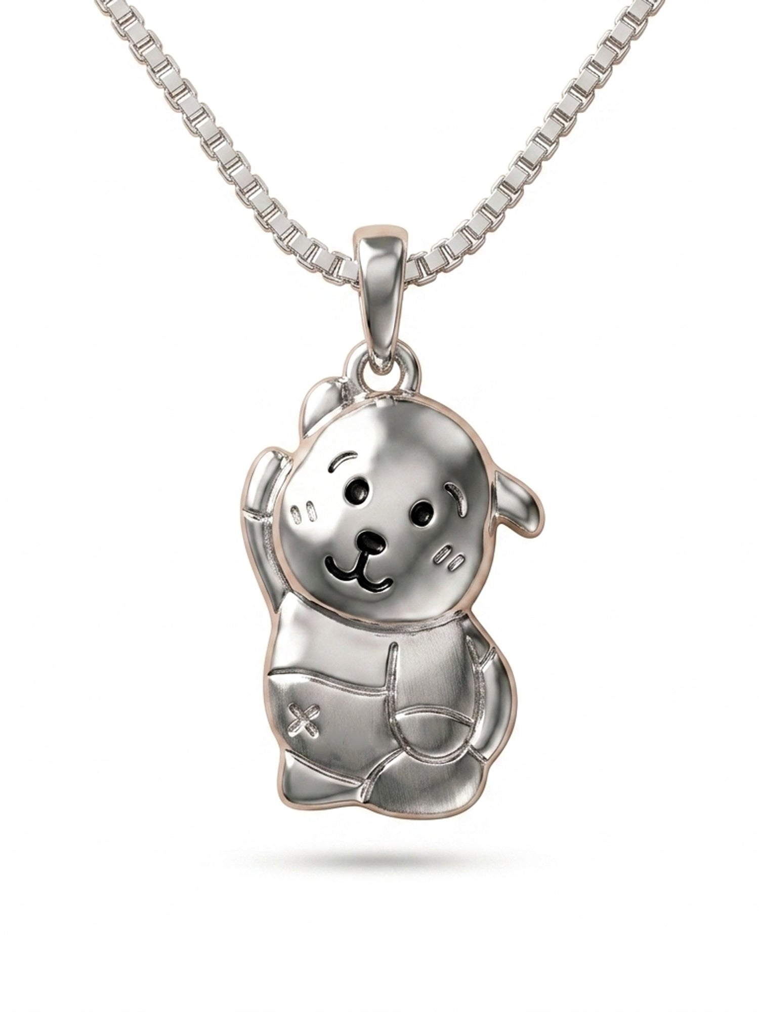 Chubby Puppy Dog Pendant Necklace for Kids