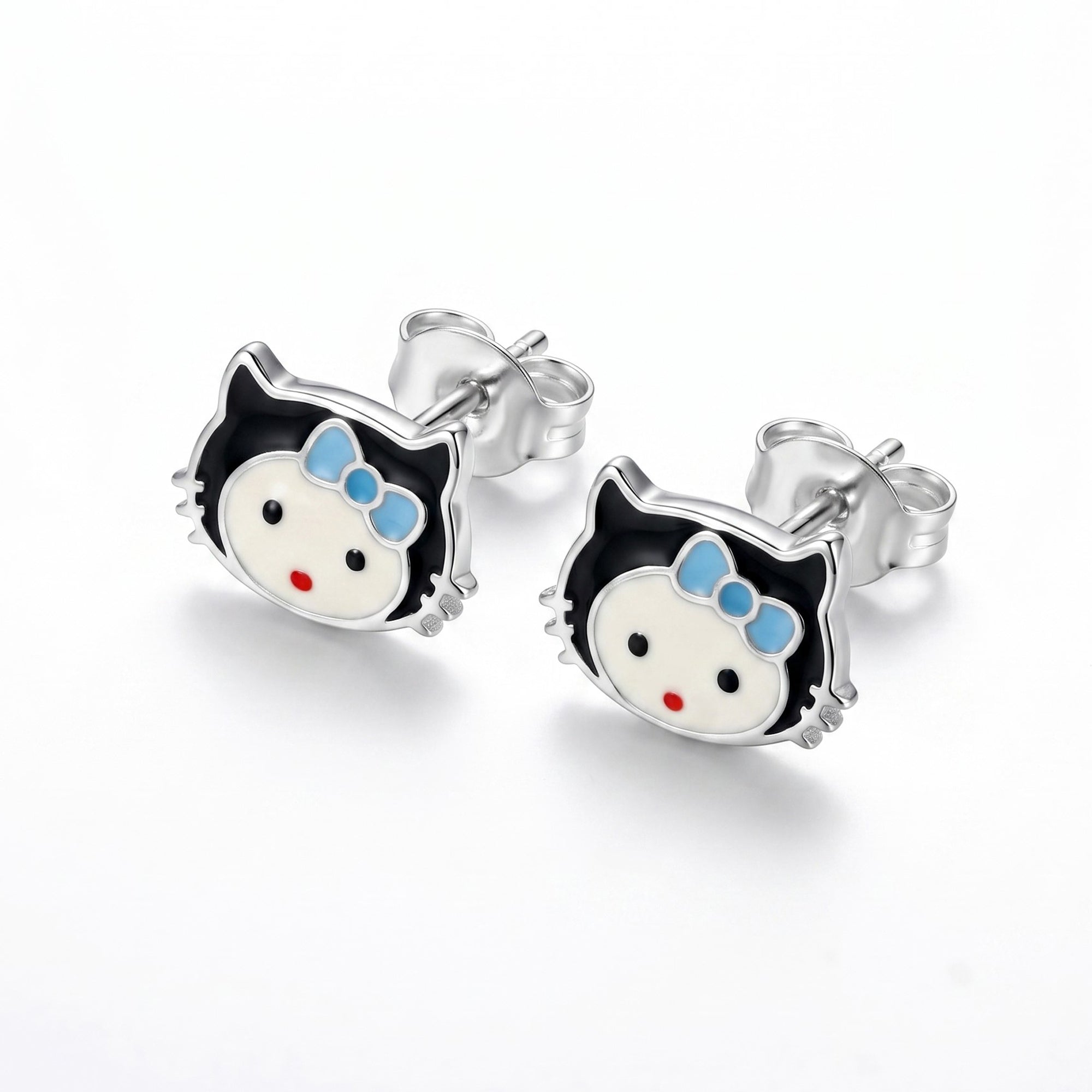 Bowed Kitten Studs