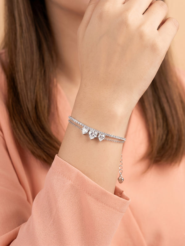 Tres Aura Tennis Bracelet