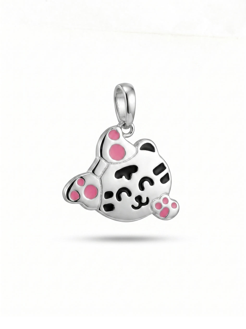 Kids Playful Kitten Paw Pendant