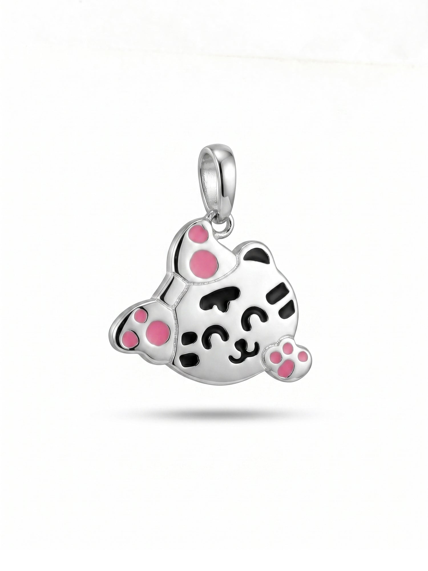 Kids Playful Kitten Paw Pendant