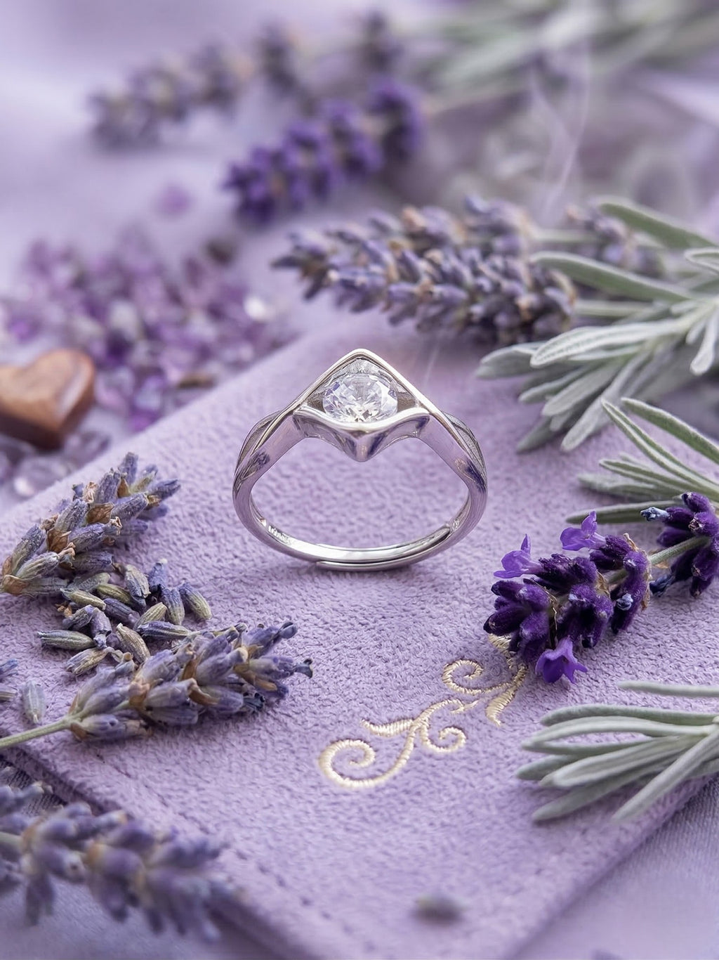 Twist Solitaire Ring