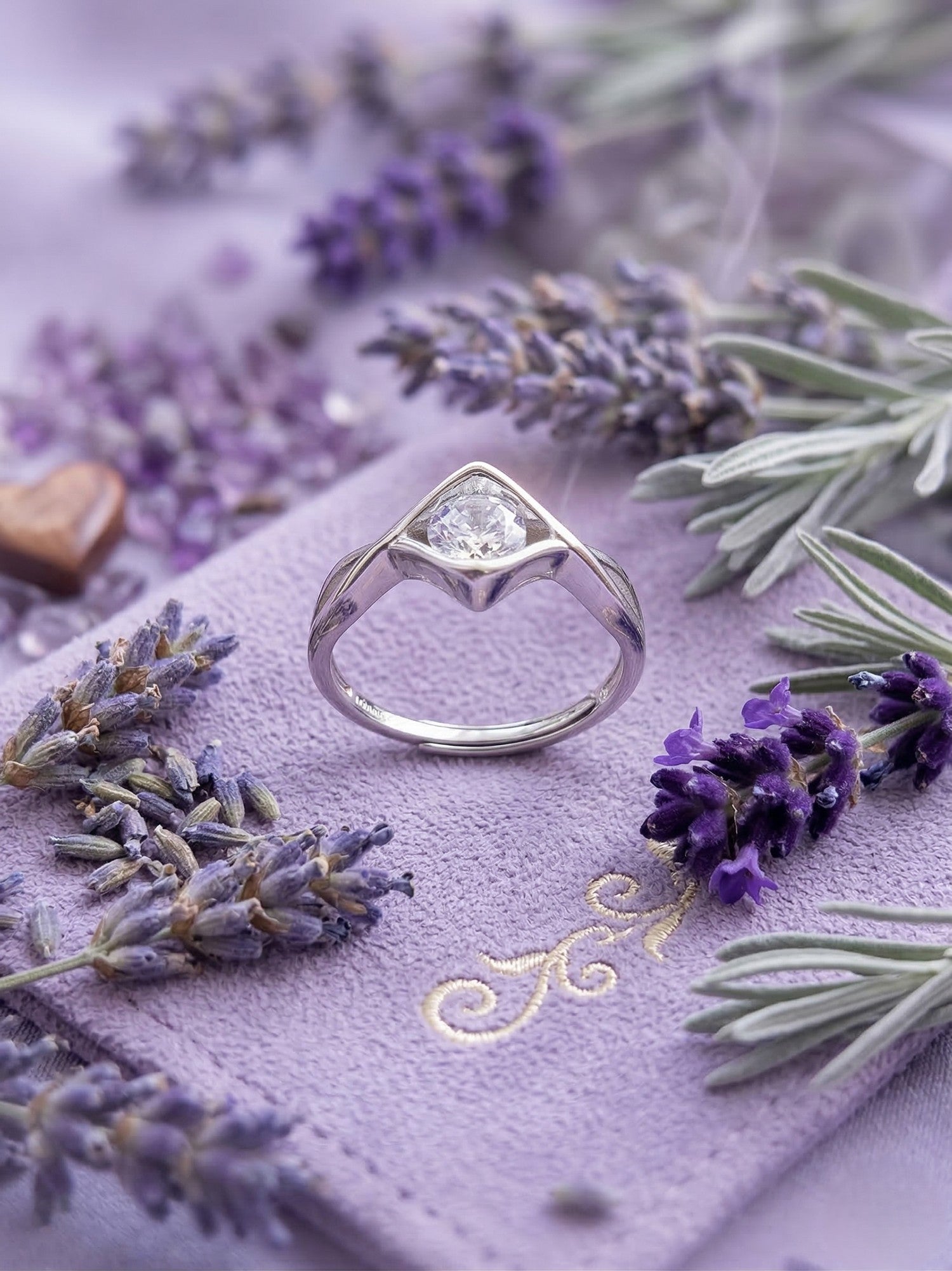 Twist Solitaire Ring