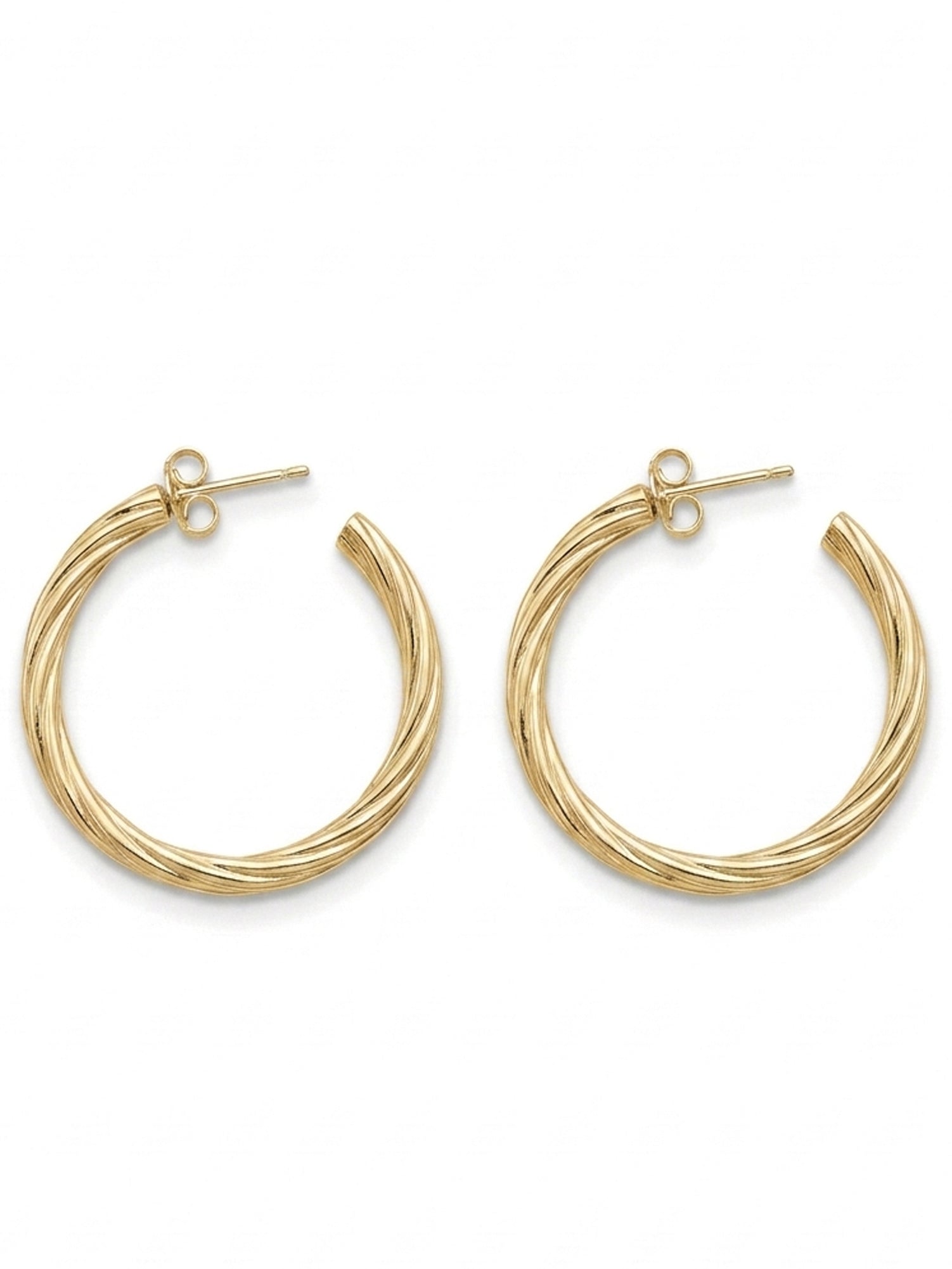 Gilded Helix C-Hoops