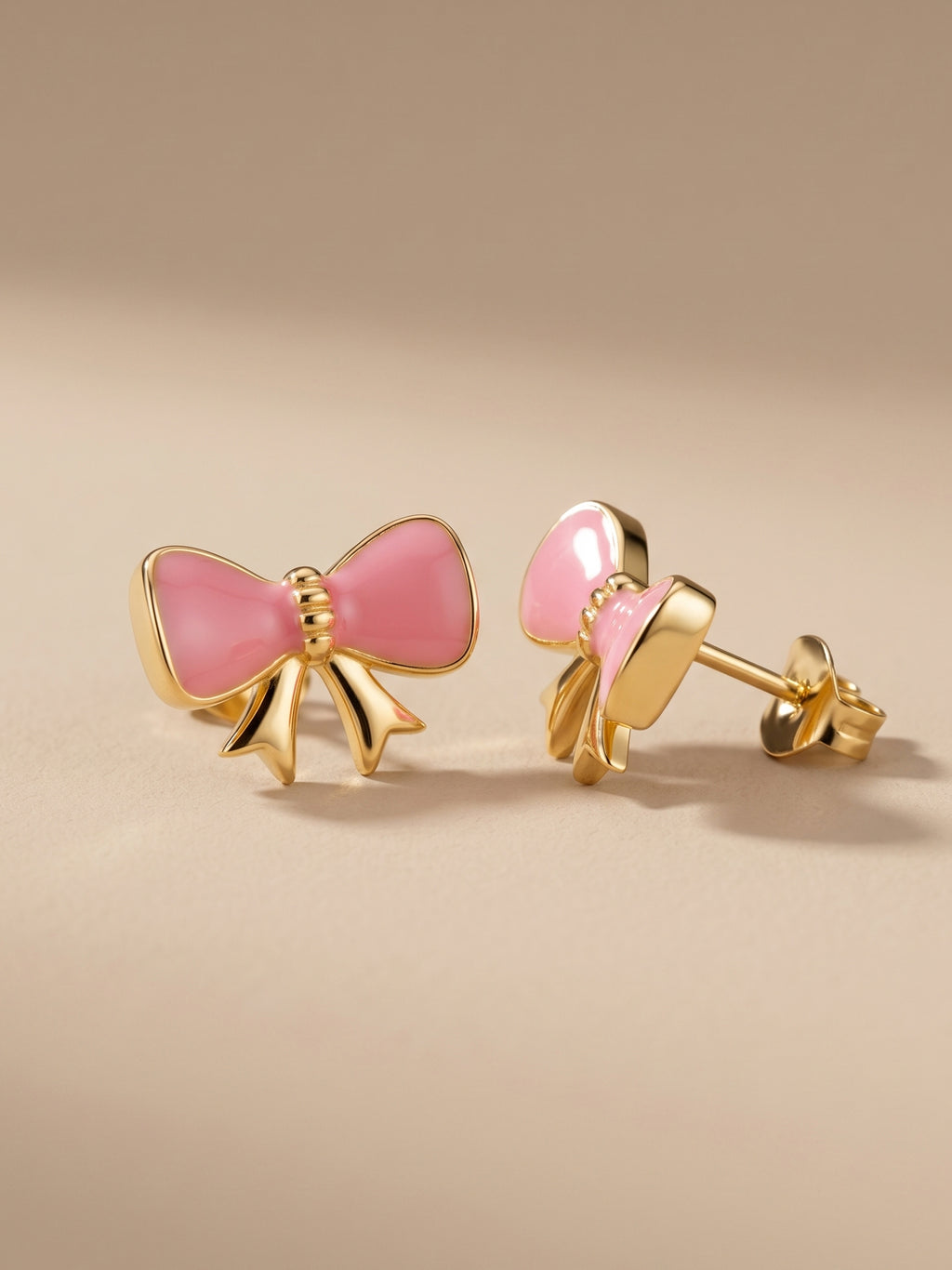Playful Bow Tie Studs