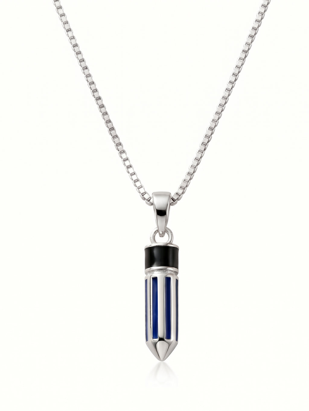 Kids Miniature Pencil Enamel Pendant Necklace