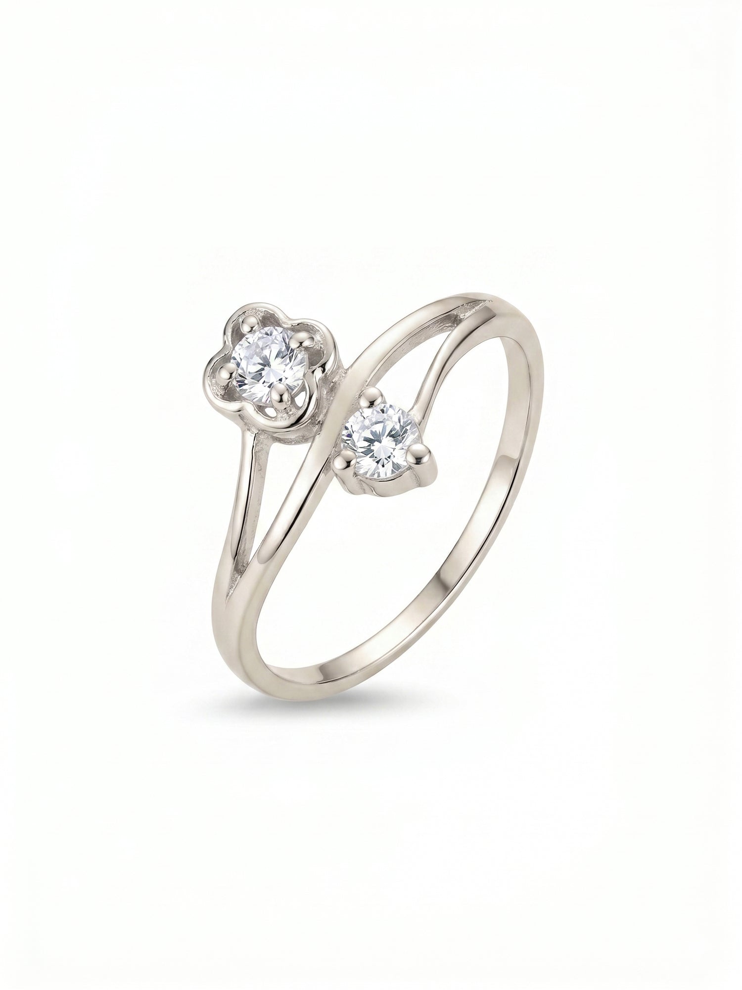 Clover Duo Bypass Ring
