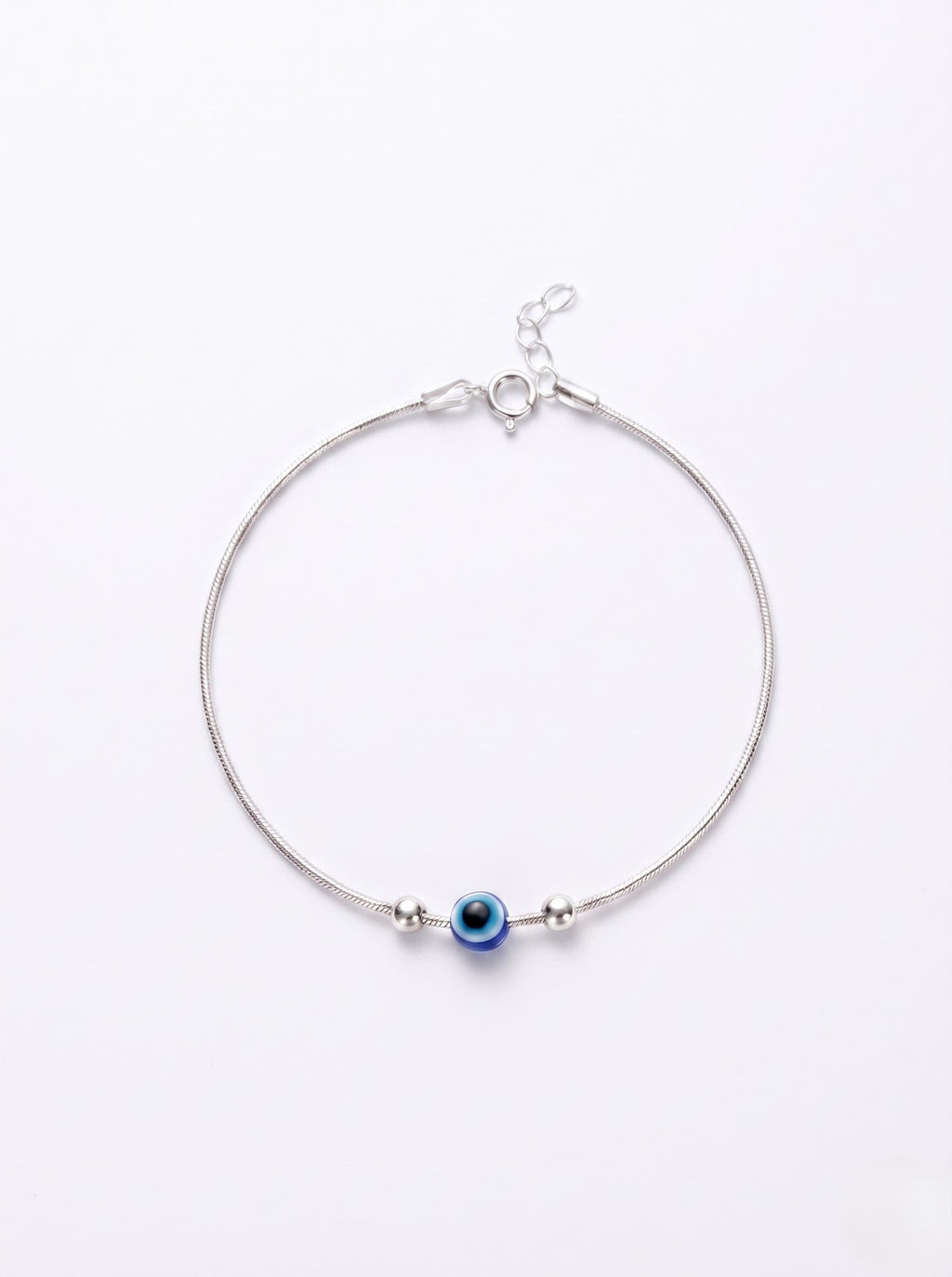Evil Eye Snake Chain Bracelet