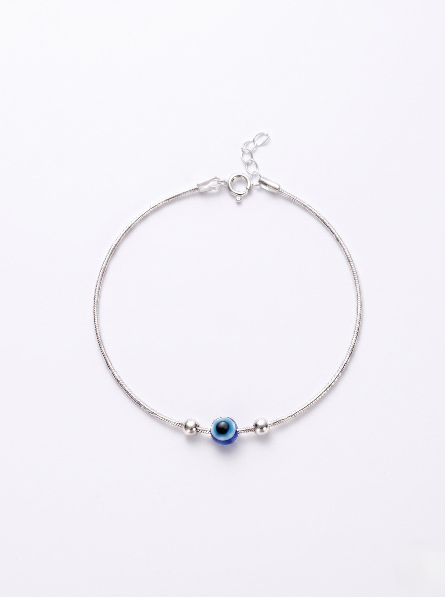Evil Eye Snake Chain Bracelet