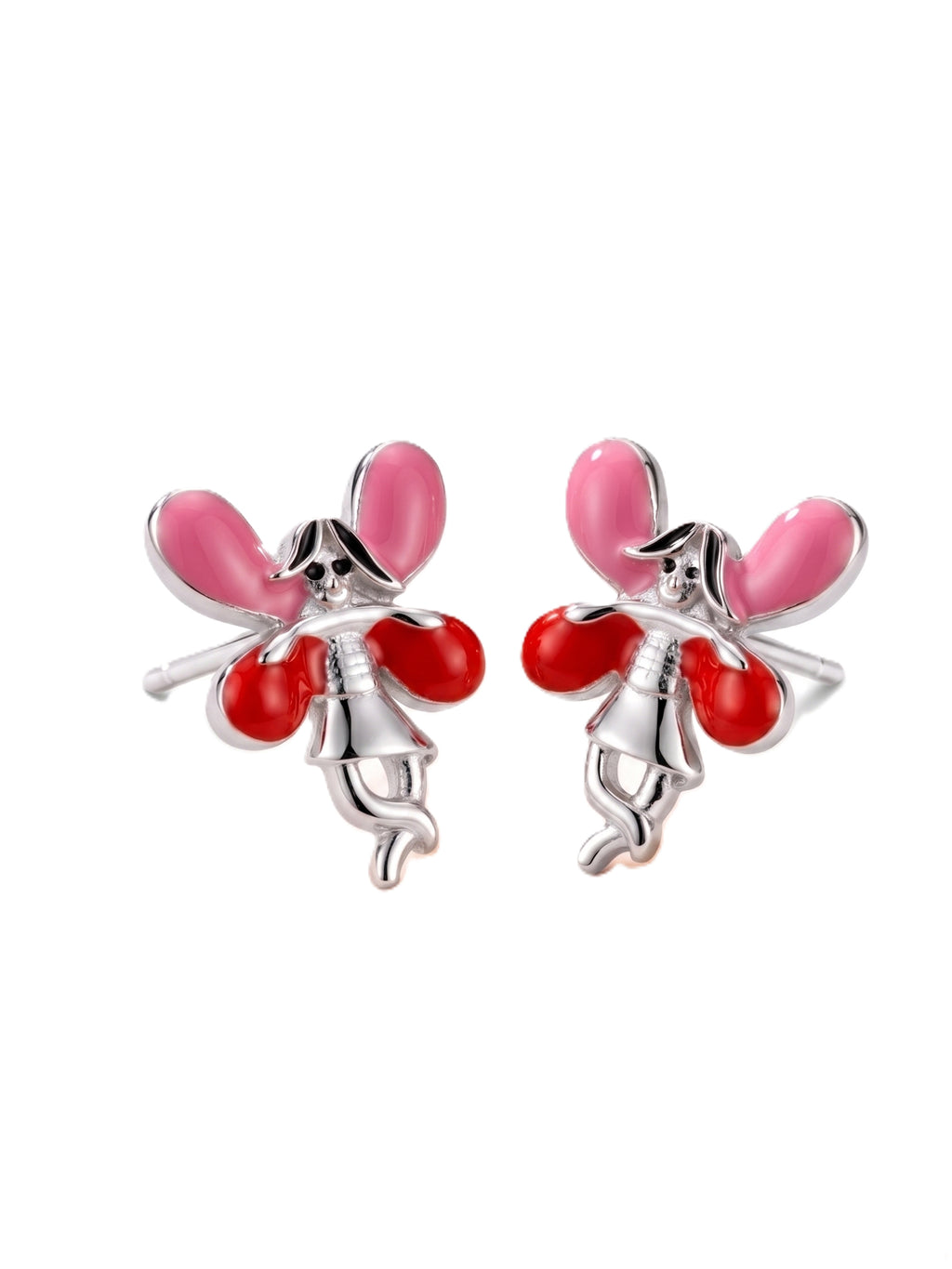 Pink & Red Enchanted Fairy Studs