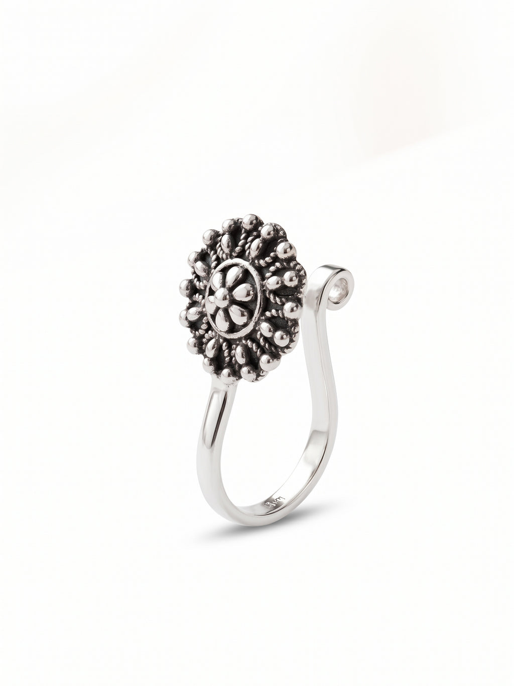 Vintage Sunburst Clip-On Nose Ring