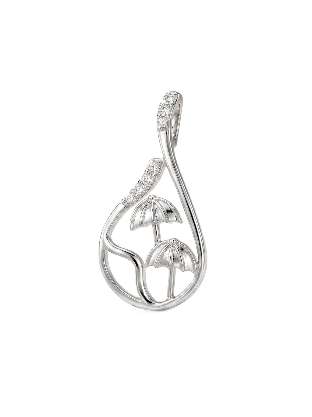 Enchanted Mushroom Teardrop Pendant