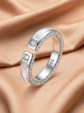 Mosaic Shimmer Adjustable Ring