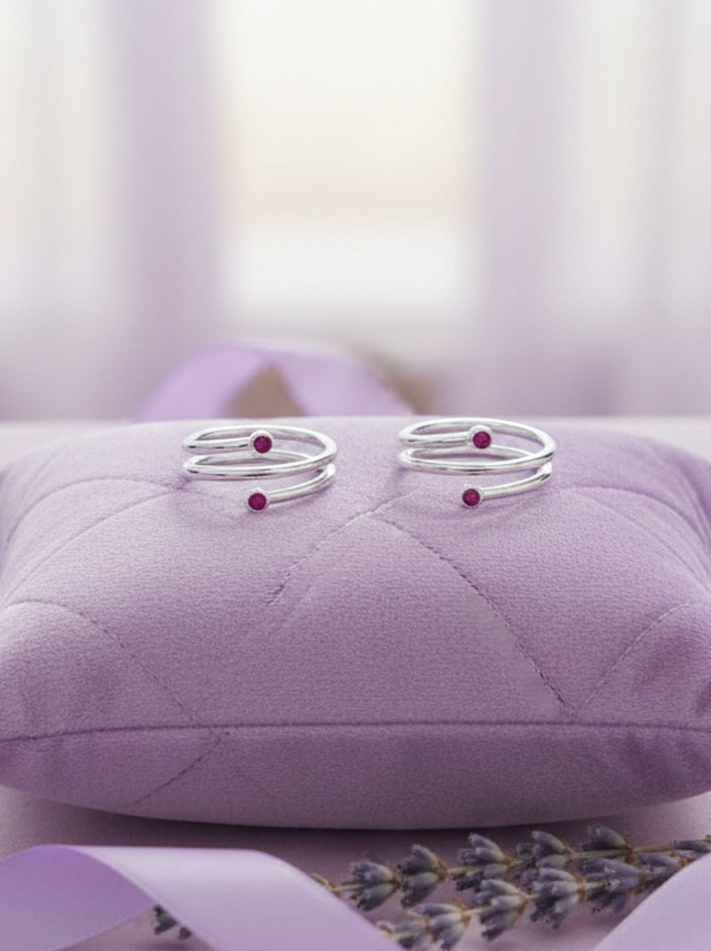 Serene Spiral Toe Ring