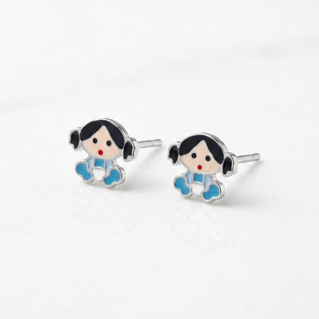 Innocent Enamel Doll Studs