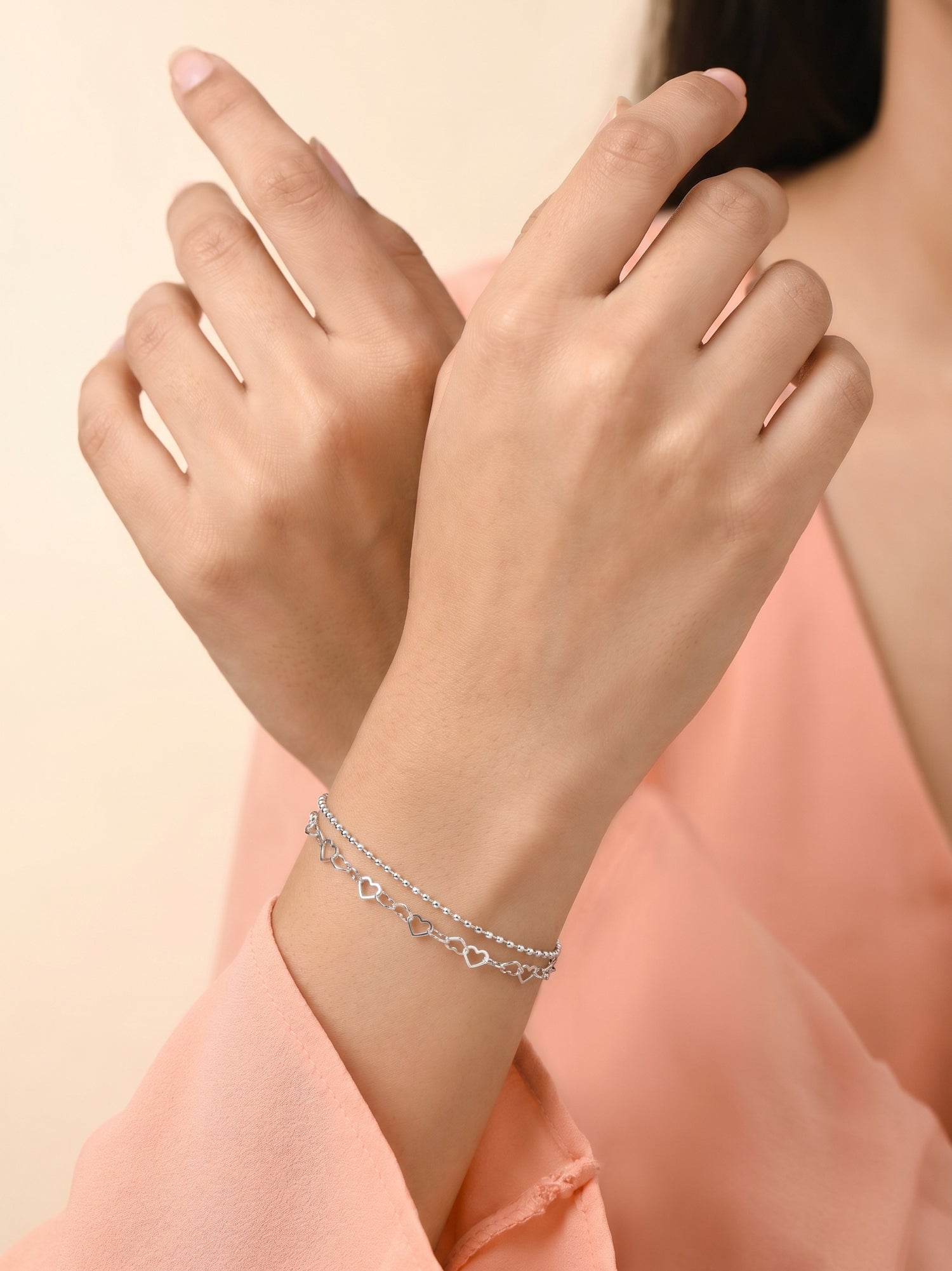 Infinite Devotion Silver Bracelet