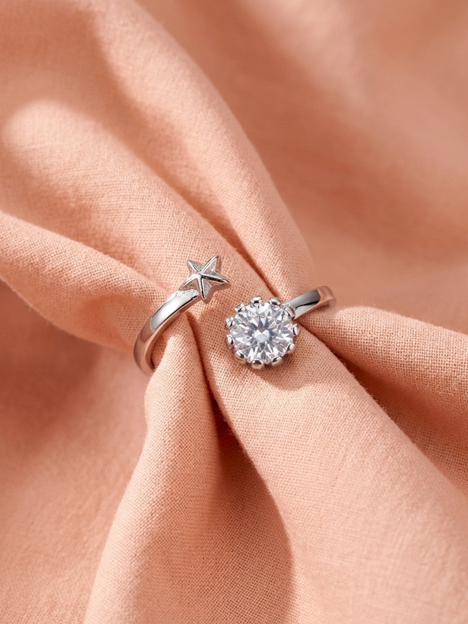 Celestial Star Bypass Ring