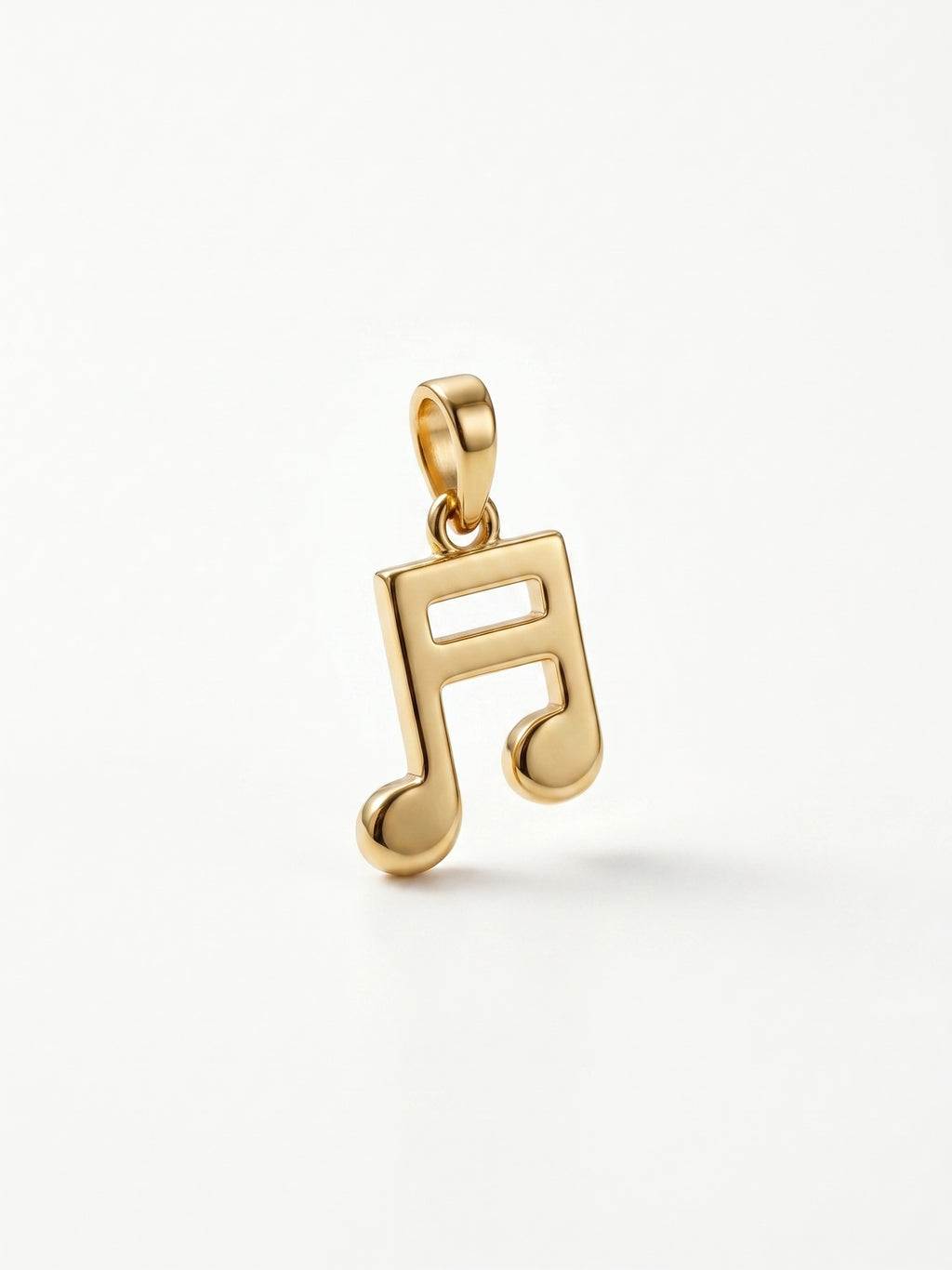 Music Note Gold Pendant