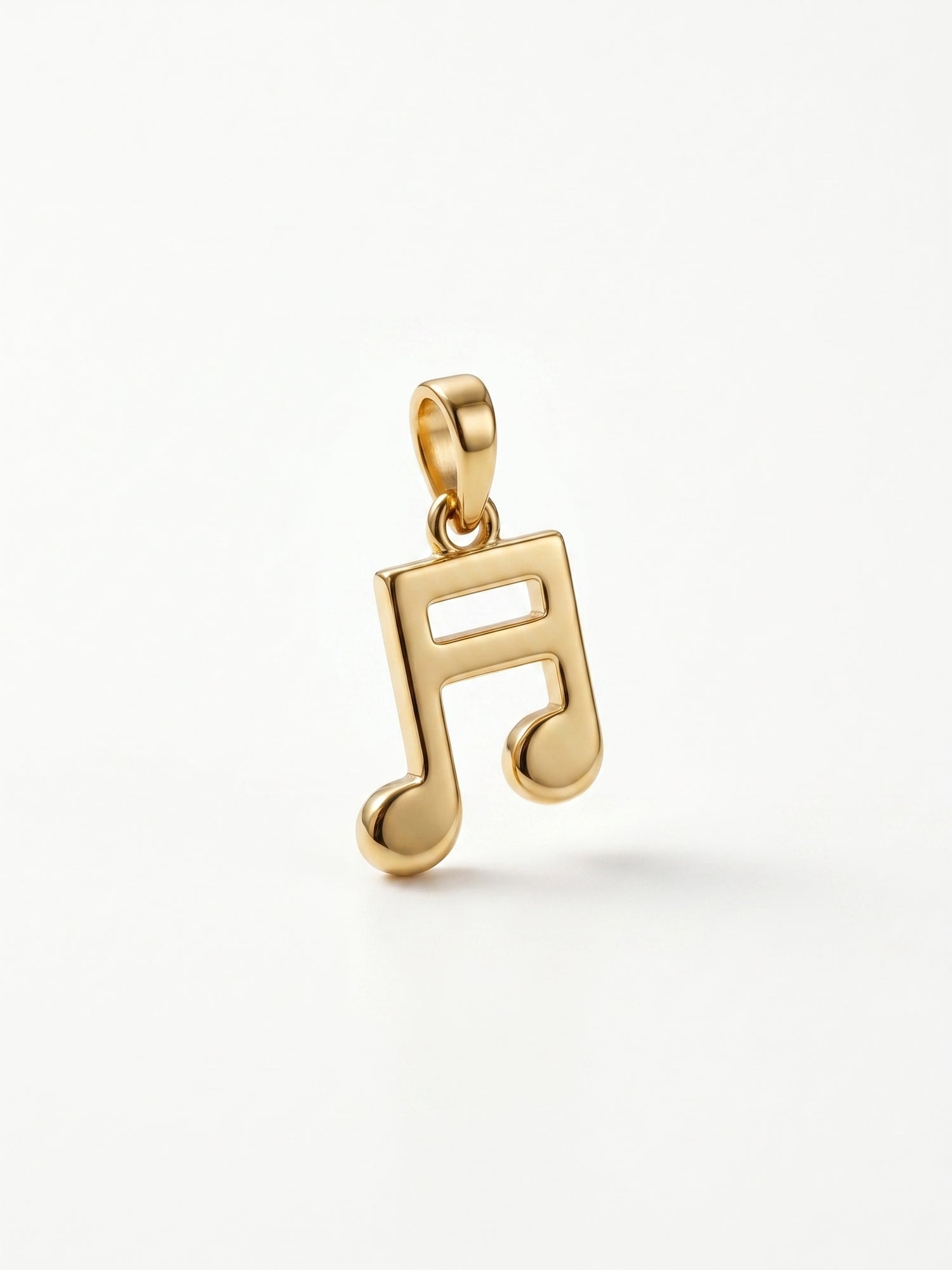 Music Note Gold Pendant