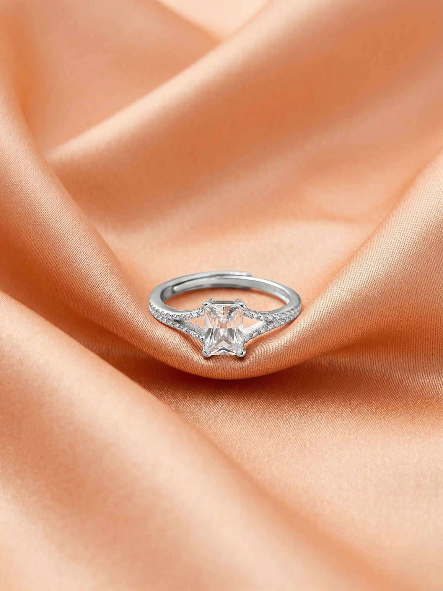 Radiant Solitaire Ring