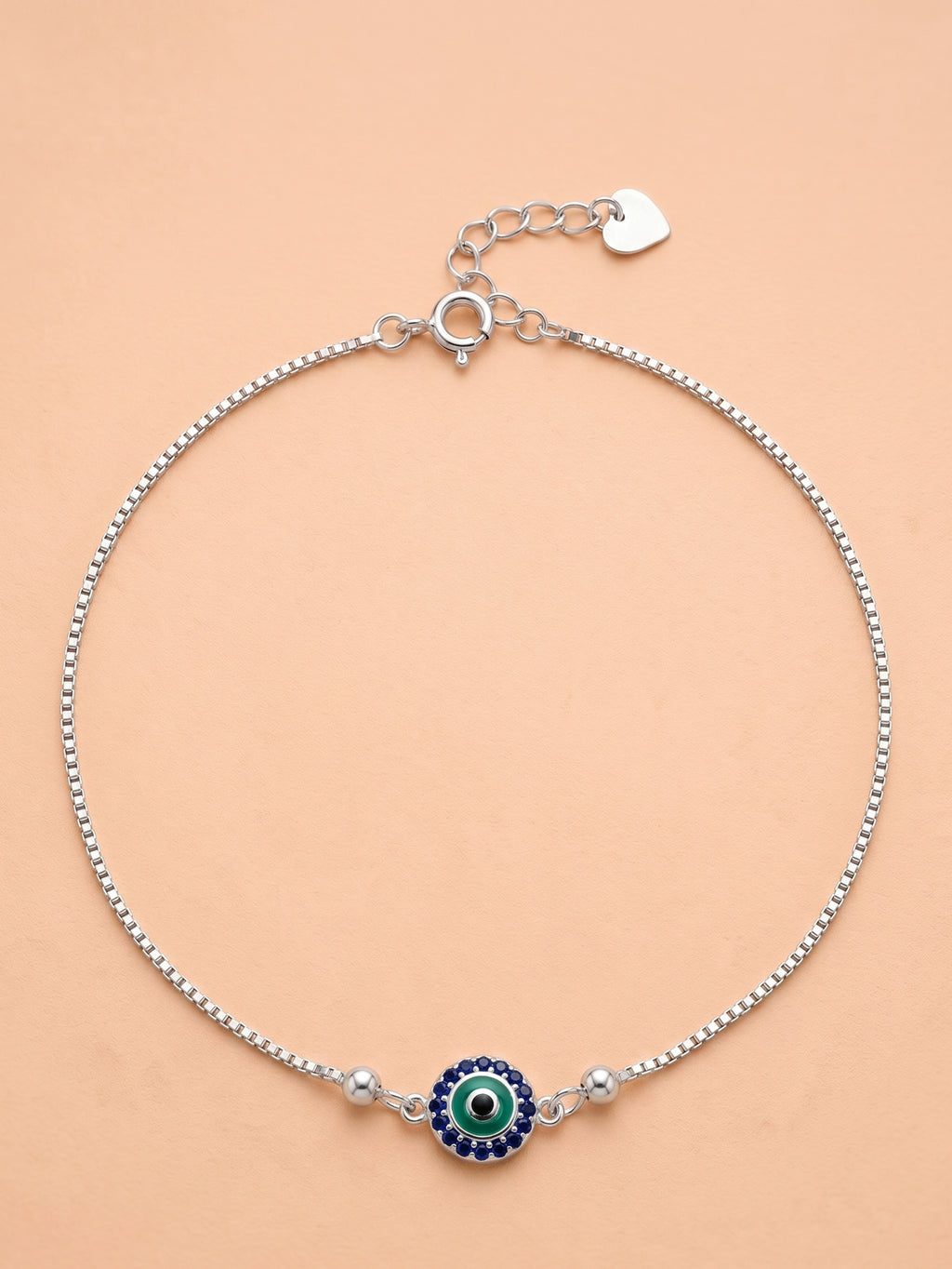 The Sapphire Guard Evil Eye Anklet