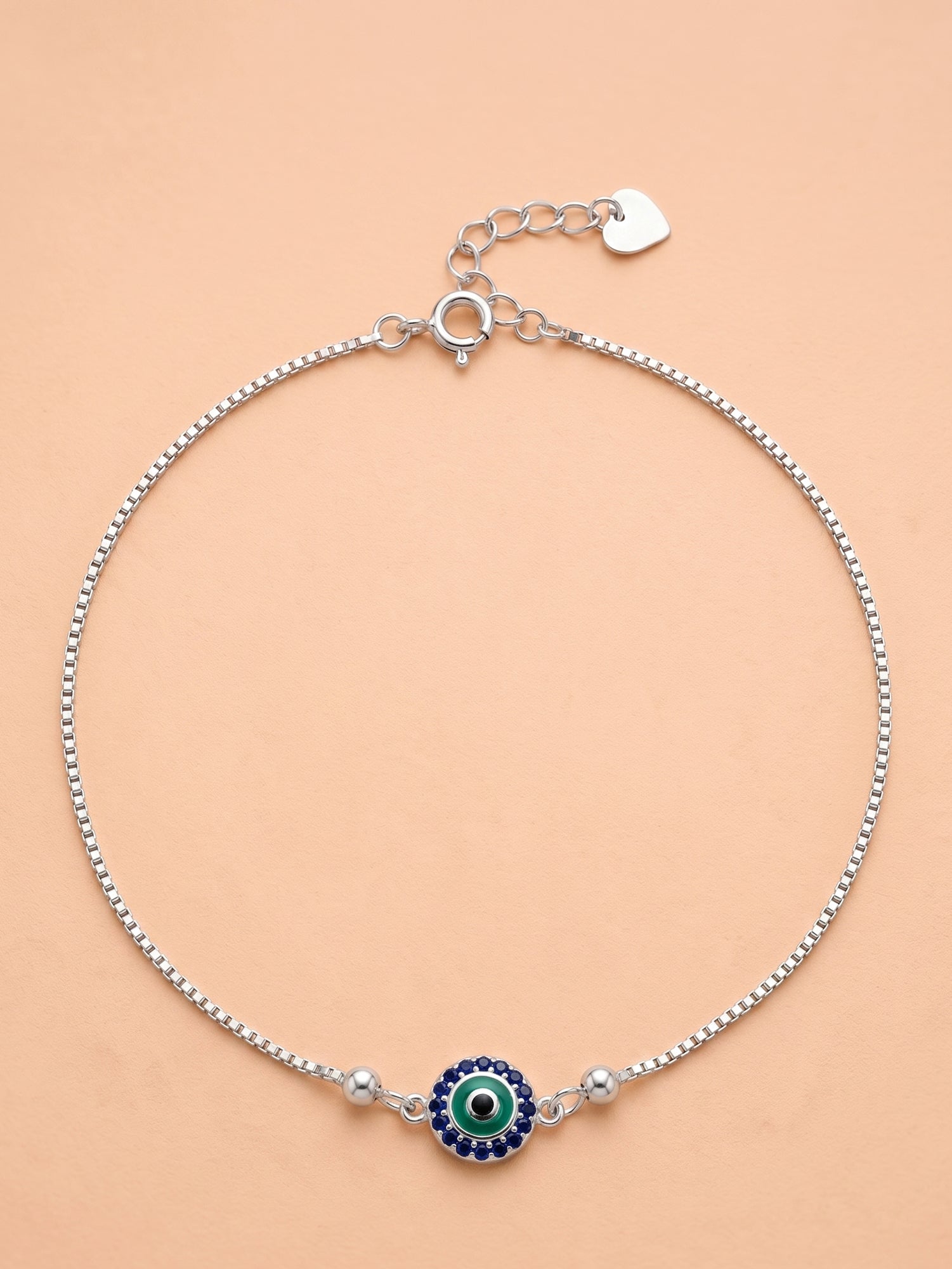 The Sapphire Guard Evil Eye Anklet