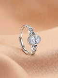 Vintage Oval Milgrain Ring