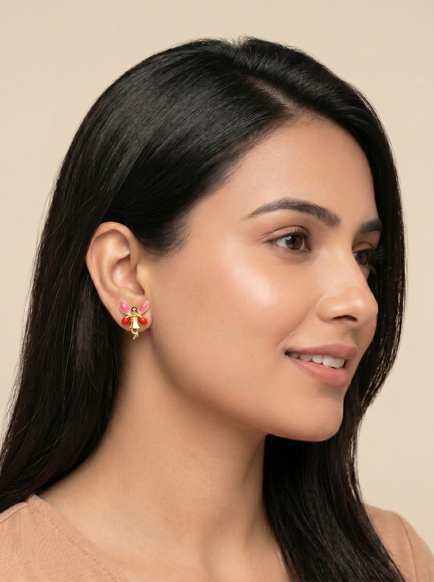 Golden Dreamland Fairy Studs