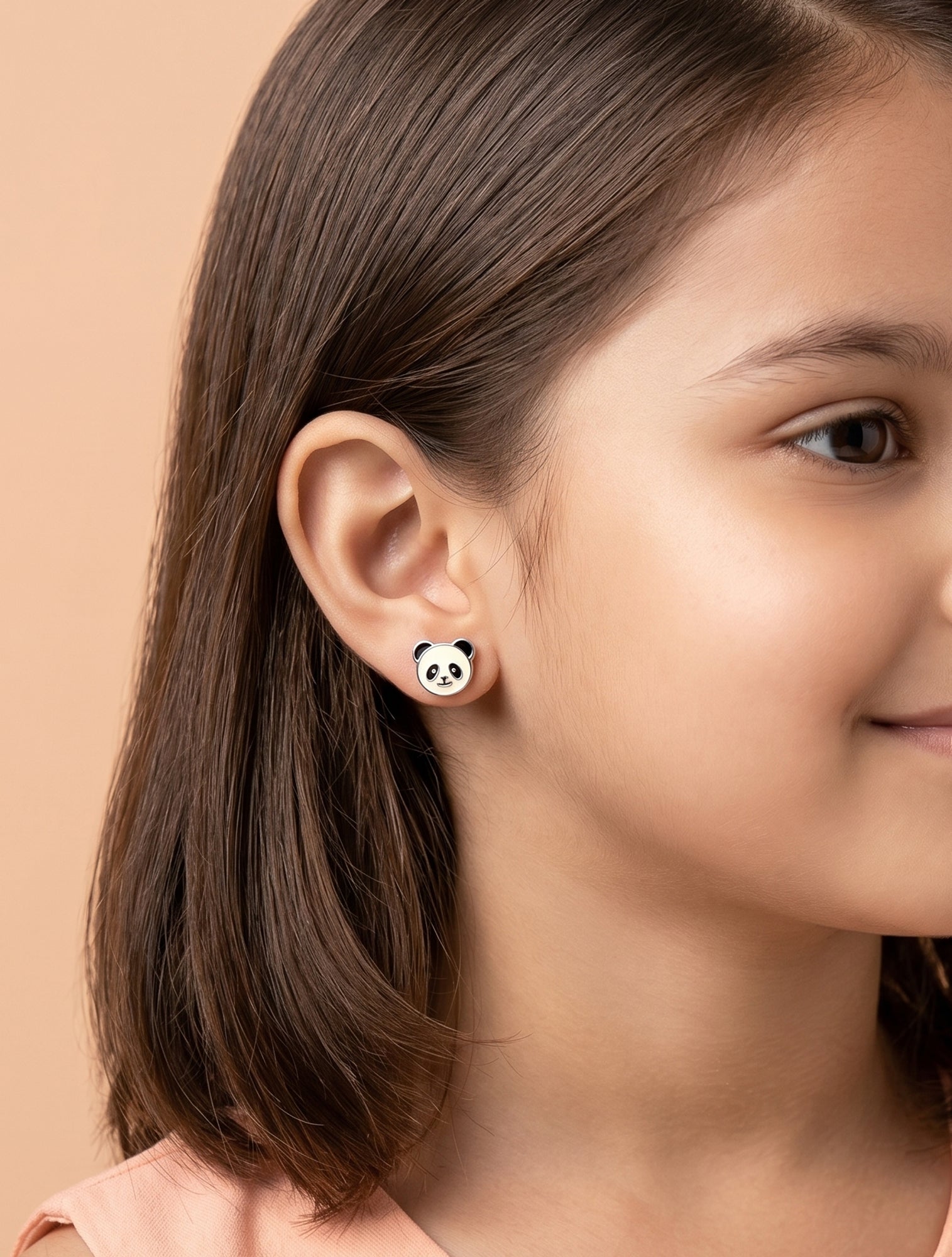 Gentle Giant Panda Studs