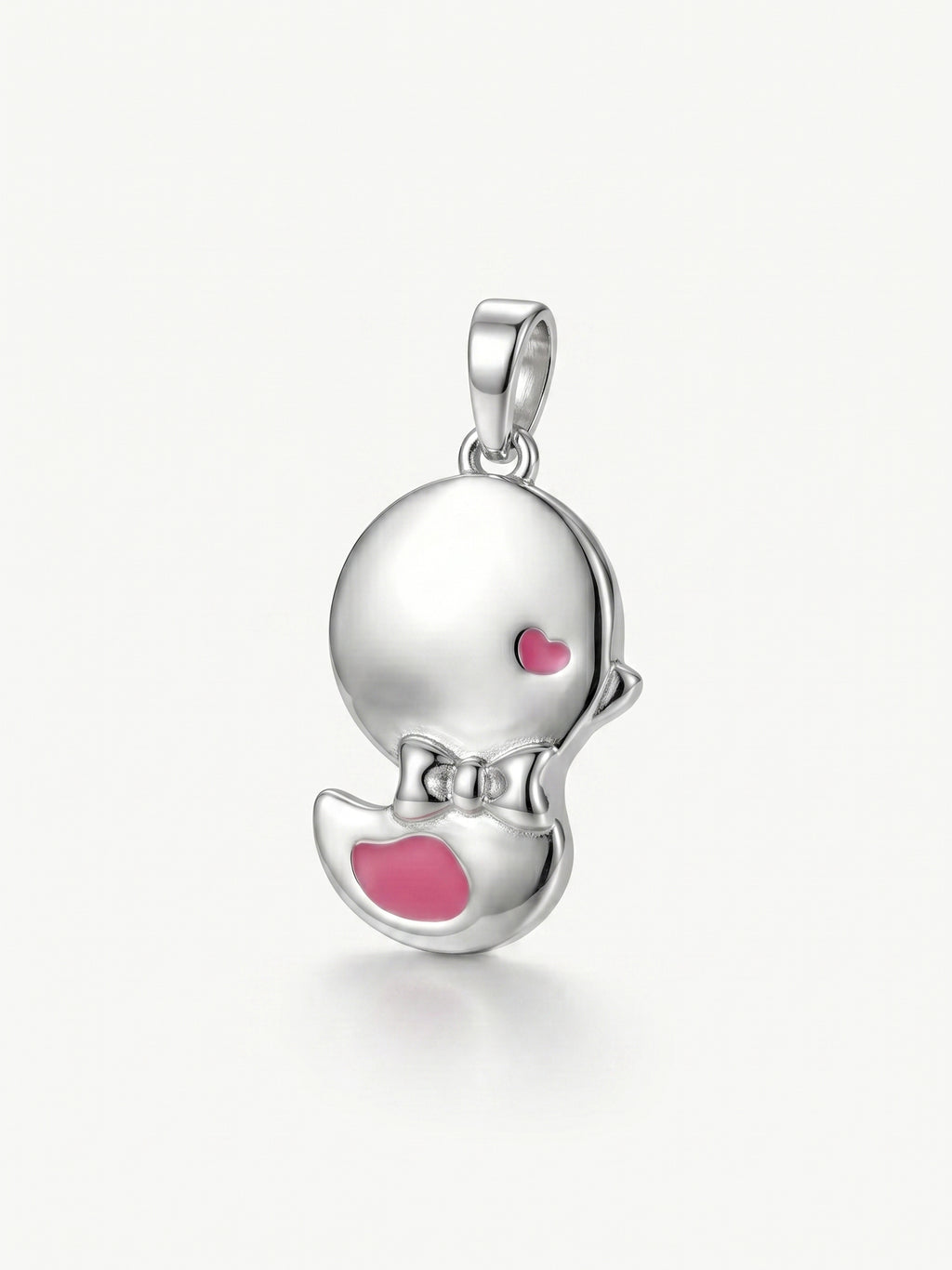 Kids Sweet Pink Duckling Pendant