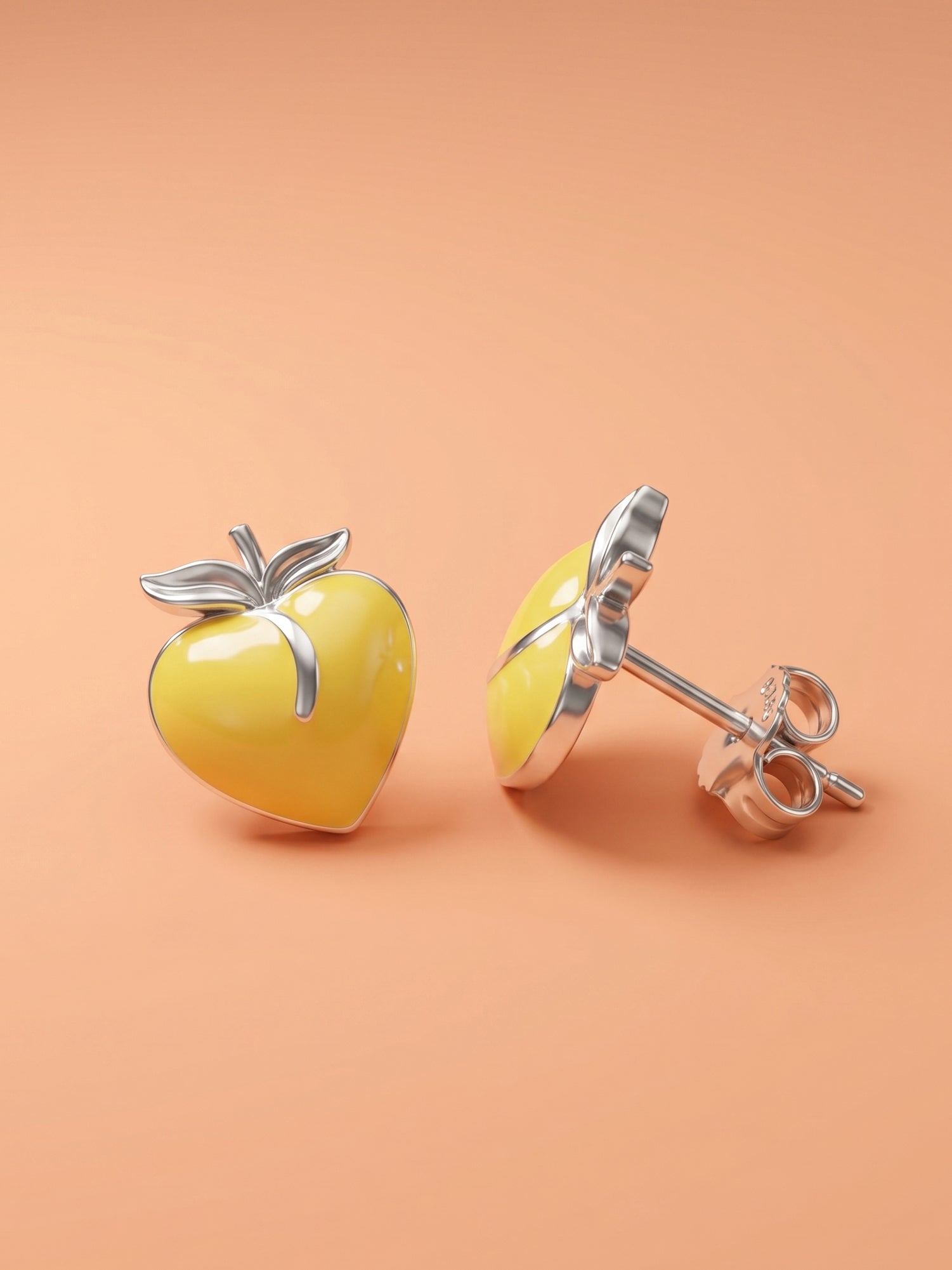 Vibrant Yellow Mango Studs