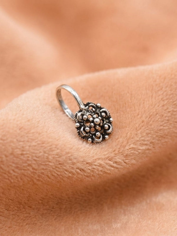 Braided Blossom Nose Pin